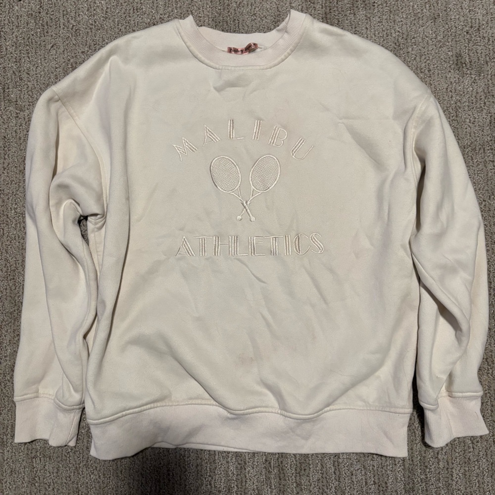 Cream crewneck